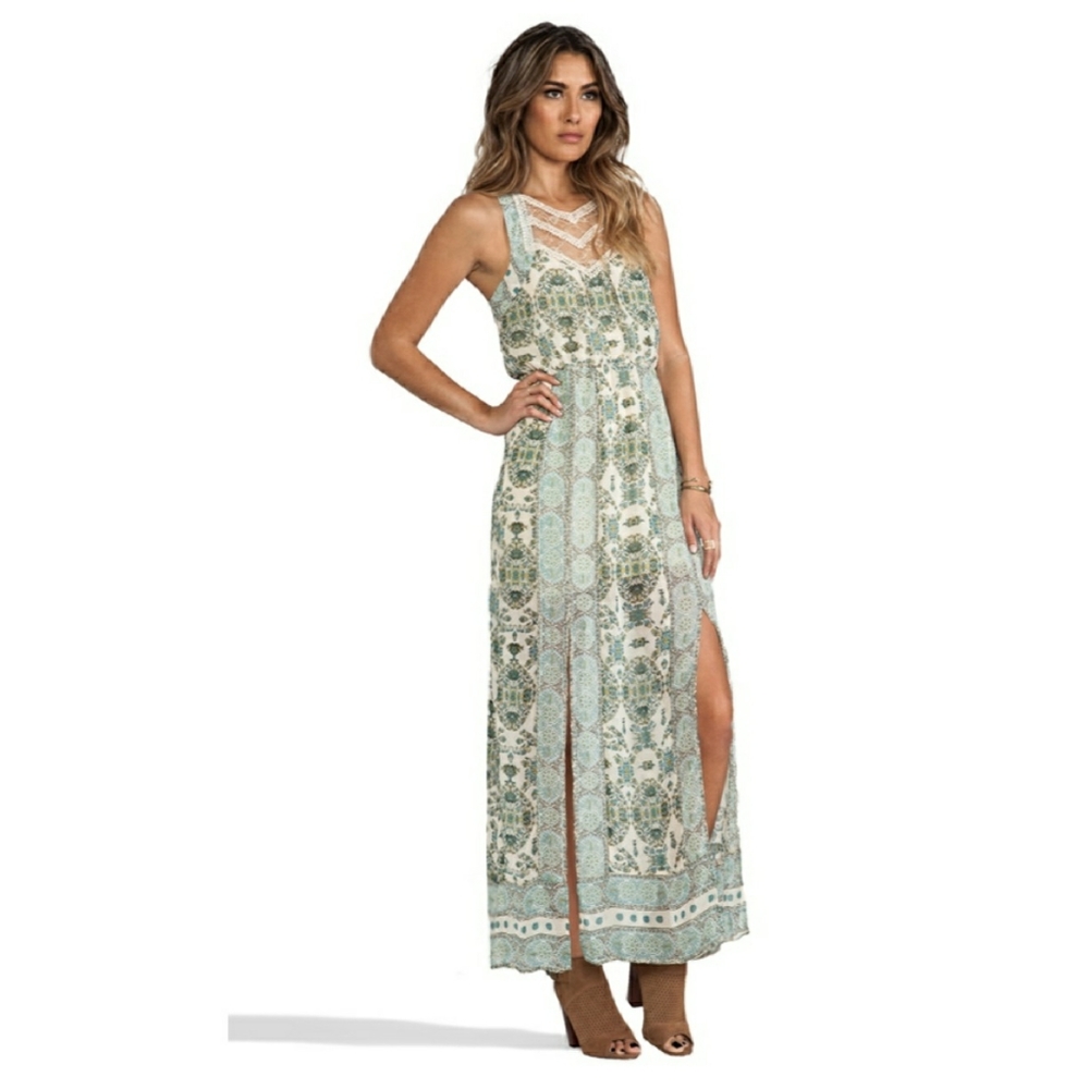 Free People boho maxi dress